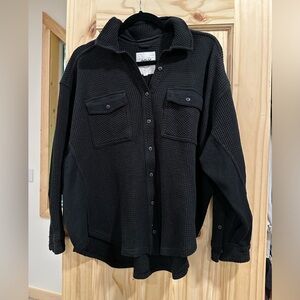 Aerie lumberjack waffle knit